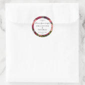 Aanpasbare zeepstickers ronde sticker (Tas)