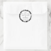 Aanpasbare zeepstickers ronde sticker (Tas)