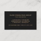 Aanpasbare Zwarte Ruimte Kosmos Professioneel Visitekaartje (Achterkant)