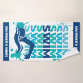 Aanpasbare zwemteam handdoek (Badhanddoek)