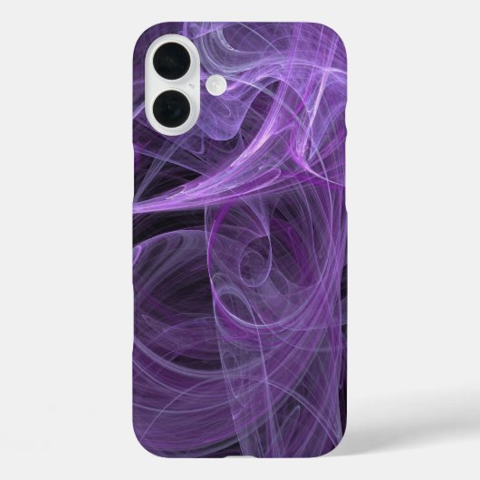 Aanpassen aan alle telefoonhoesjes - Paarse & zwar Case-Mate iPhone Case (Achterkant)