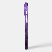Aanpassen aan alle telefoonhoesjes - Paarse & zwar Case-Mate iPhone Case (Achterkant / Links)