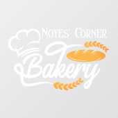 Aanpassen Bakery Shop Grain Bread 2 Raamsticker (Vel)