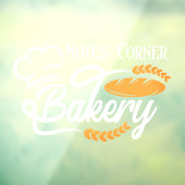 Aanpassen Bakery Shop Grain Bread 2 Raamsticker (Vel 3)