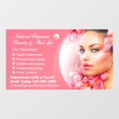 Aanpassen Beauty Treatment Med Spa Roze Groot Raamsticker (Vel)