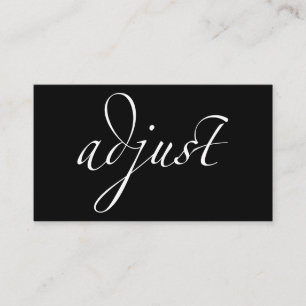 Aanpassen: Chiropractisch / Centraal Visitekaartje