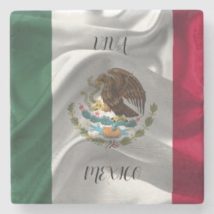 Aanpassen Cool Mexico Flag Design Stenen Onderzetter