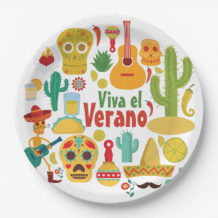 Aanpassen Cool Mexico Monuments Design Papieren Bordje