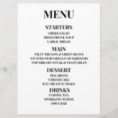 Aanpassen - Creëer Uw eigen aangepaste menu (Voorkant)