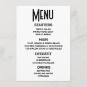 Aanpassen - Creëer Uw eigen aangepaste menu (Voorkant)