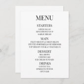 Aanpassen - Creëer Uw eigen aangepaste menu (Voorkant / Achterkant)