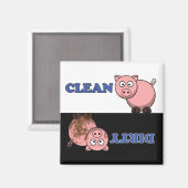 Aanpassen Cutie Cartoon Vaatwasser Magnet Magneet (Voorkant / Achterkant)