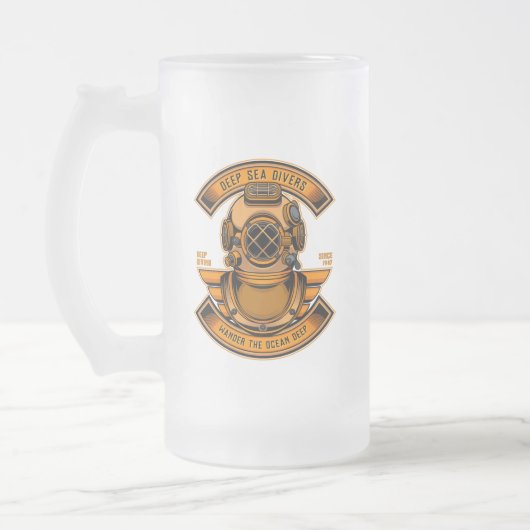 Aanpassen Deep Zee Divers Duikhelm Gear Sport Matglas Bierpul (Links)