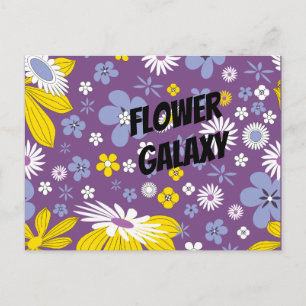 Aanpassen Flower Galaxy Briefkaart