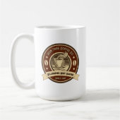 Aanpassen Generieke Koffiezaak Rustieke Voorkant Koffiemok (Links)