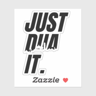 Aanpassen: Gewoon Dua Ervan Islamitisch Gebed Bidd Sticker