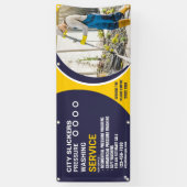 Aanpassen Home Commerciële druk wassen Spandoek (Verticaal)