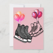 Aanpassen Ice Hockey Verjaardag Thema Kaart (Achterkant)