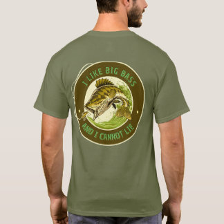 Aanpassen Ik hou van grote bas en ik kan niet lieg T-shirt