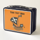 Aanpassen Kinder Pirate thema Lunch Box (Achterkant)