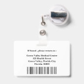 Aanpassen Logo Registered Nurse Badge (Back with Retractable)