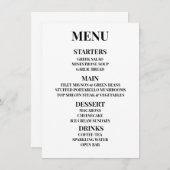 Aanpassen - Maak je eigen menu (Voorkant / Achterkant)