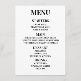 Aanpassen - Maak je eigen menu