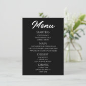 Aanpassen - Maak je eigen zwarte menu (Staand voorkant)