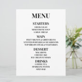 Aanpassen - Maak uw eigen aangepaste menu (Staand voorkant)