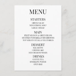 Aanpassen - Maak uw eigen aangepaste menu