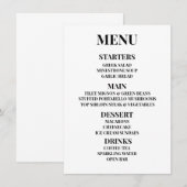 Aanpassen - Maak uw eigen menu (Voorkant / Achterkant)