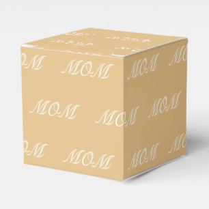 Aanpassen met Initiaal Wit monogram camelgift Bedankdoosjes