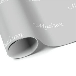 Aanpassen met naam, tekst, Birthday-cadeau Cadeaupapier