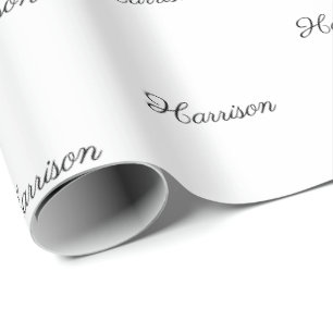 Aanpassen met naam, tekst, Birthday-cadeau Cadeaupapier