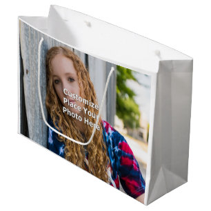 Aanpassen met uw foto groot cadeauzakje