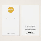 Aanpassen met uw Logo-crème dat verdient Visitekaartje (Voorkant /achterkant)