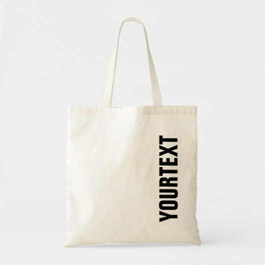 Aanpassen Moderne Sjabloon Topwinkelbudget Tote Bag (Voorkant)
