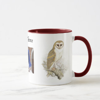 Aanpassen Naam Foto Owl Klassieke Mok, 11 oz Mok