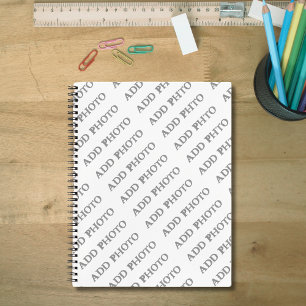 Aanpassen Naam toevoegen Foto of Illustratie Notitieboek