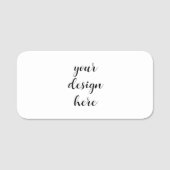 Aanpassen Naamplaatje (Voorkant)