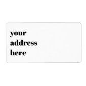 Aanpassen of personaliseren etiket (Voorkant)