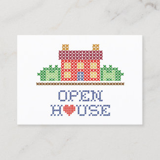 Aanpassen Open Huis Visitekaartje