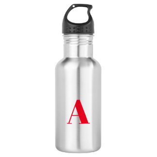 Aanpassen, personaliseren Alphabet initiaal letter Waterfles