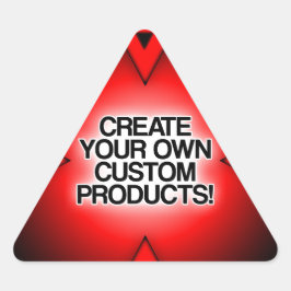 Aanpassen/personaliseren/Creëer uw eigen Driehoek Sticker