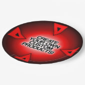 Aanpassen/personaliseren/Creëer uw eigen Papieren Bordje (Gekanteld)