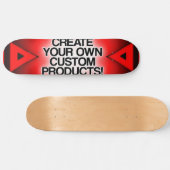 Aanpassen/personaliseren/Creëer uw eigen Skateboard (Horizontaal)