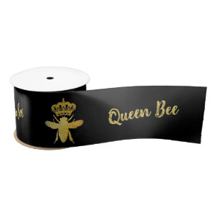 Aanpassen QUEEN BEE Crown Gift Wrap Verpakking Zwa Lint