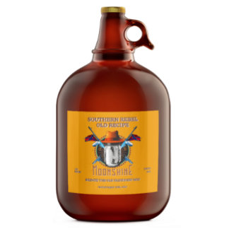 Aanpassen Southern Rebel Vintage Moonshine Likeurfles Etiket