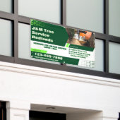 Aanpassen Tree Service Arborist Stump Grinder Fenc Spandoek (Buitenkant Gebouw)