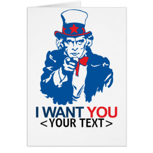 AANPASSEN UNCLE SAM WILT U,<YOUR TEXT>